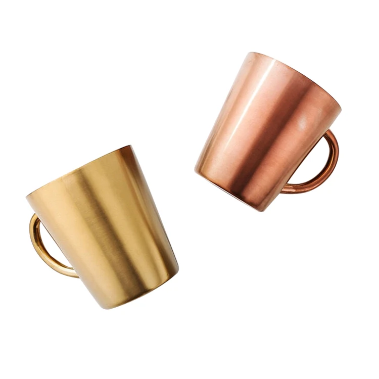 

Small Metal Tumbler Cups Stainless Steel Beer Cup Stanly Drink Cup For Toddlers, Silver,gold,rose gold