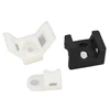 HC/ STM series Nylon saddle type cable tie mount in natural or black color