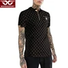 Nice printed pattern new design wholesale plain with pocket collar polo shirt