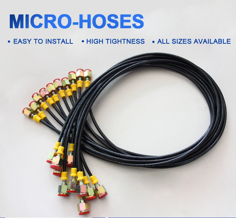 Dn3 Micro Bore Test Hos Black Flexible Air Small Diameter High Pressure