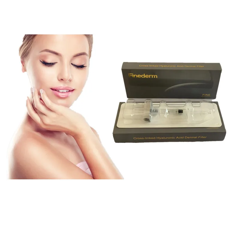 

2ml 24mg/ml ha dermal fillers injection hyaluronic acid gel, Transparent