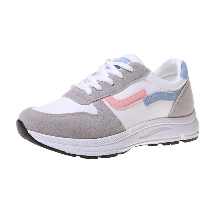 

New spring and autumn white sneakers for women, Black red, blue, all black