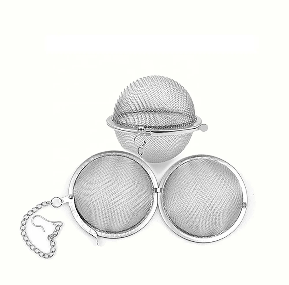 

New Style 304 Stainless Steel Lose Leave Tea Ball Mesh Strainer Infuser, Silver