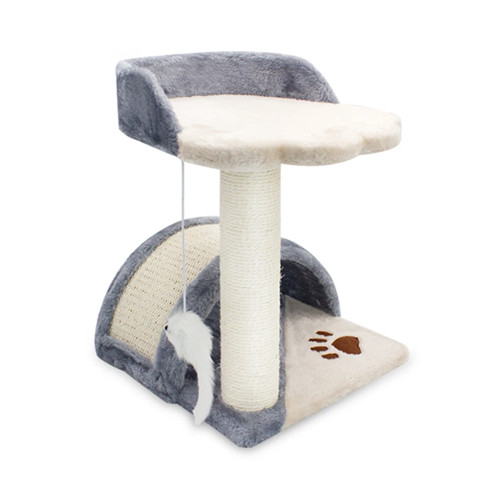 

Hot Selling 2022 New Design Cat Climbing Scratcher Tree With Mice Toy For Pet