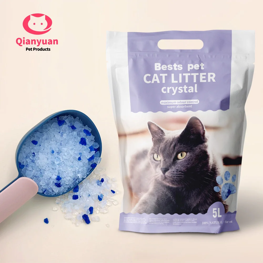 

crystal cat sands different sizes low dust silica gel cat litter Highly Absorbent High quality Diamond Feline Cat Sand factory