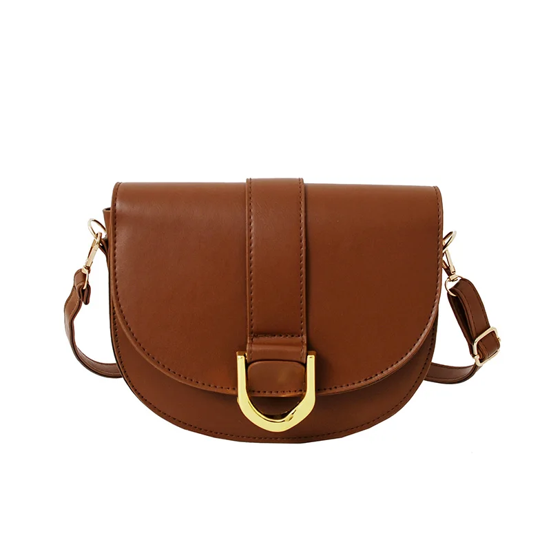 

2021 fashion Korean designer leather ladies shoulder bag woman handbag simple PU messenger bag