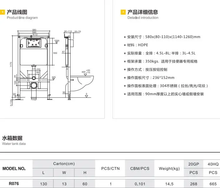 European Standard Concealed Cistern Australia Standard Approval Cistern ...