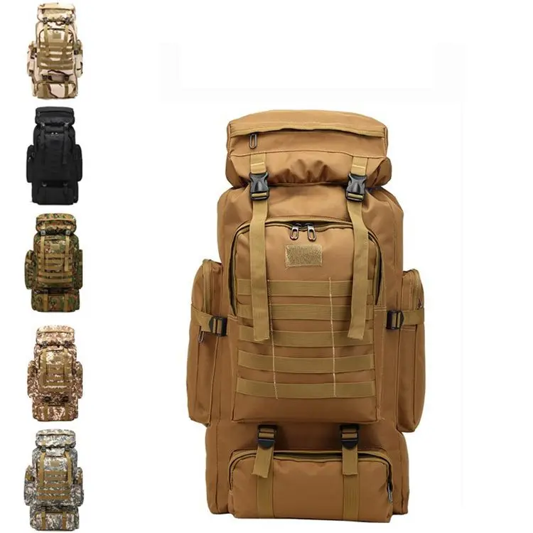 Mochila De Viaje Militar Táctica Profesional,70l,Impermeable,Para  Exteriores,Camping,Senderismo,50l - Buy Al Aire Libre Táctico Camuflaje  Militar Camping Senderismo Mochila 60l Al Por Mayor Impermeable Camping  Mochilas Militares Del Ejército De 