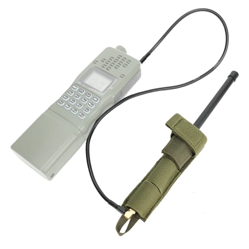 Tactical Molle Modular Radio Holder Antenna Relocation Retention Kit Pouch Hunting Vest for PRC152 PRC148 MBITR Walkie Talkie
