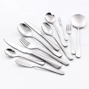 Image of Top seller stainless steel spoon fork cutlery set at cheap price