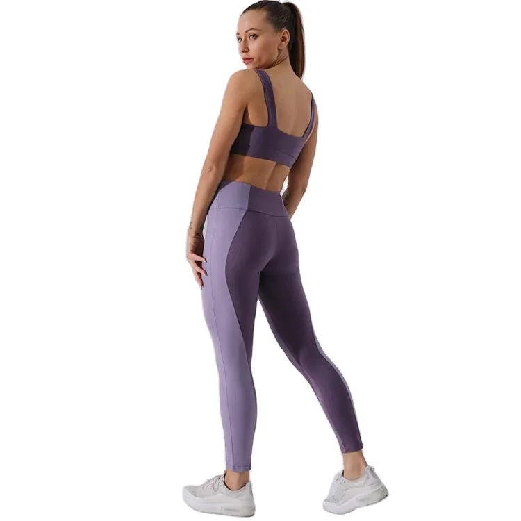 

BBZH29D035 PURPLE Ready To Ship Customized Breathable Seamless Yoga Leggings And Sports pants Manufacturer