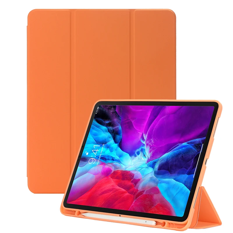 

PU leather case with pencil slot for iPad 12.9 inch 2018 2020