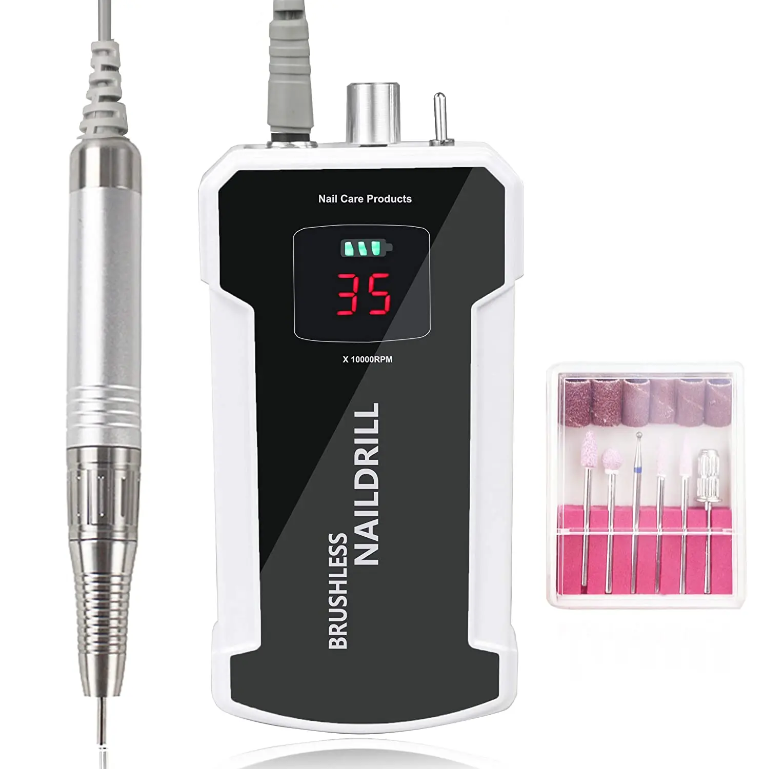 

2022 New Arrivals High Quality Pedicure Machine For Acrylic Nails Professional Nail Drill, White red black or oem