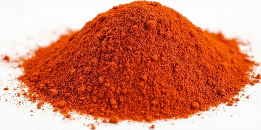 Traditional chili powder in a spice container