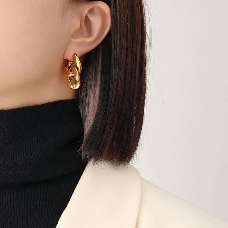 

Luxury Stainless Steel Fashion Earrings Sets for Women Jewelry