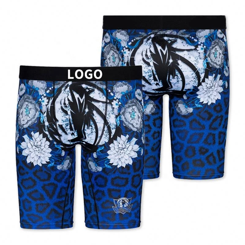 

2021New Pattern Plus Size Elastic Fitness Bottom Underwear Boxer Briefs Man