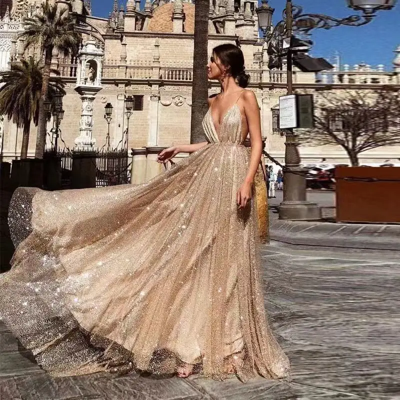 Factory hot sale Evening dress for dance party in stock