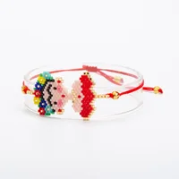 

Cartoon Bracelet Miyuki Hand-woven Simple Jewelry Line Friendship Rope Bracelet Jewelry