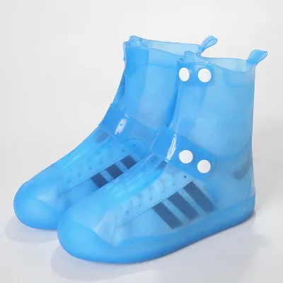 

Silicone rain shoes cover unisex waterproof shoes cover Non-slip rain shoes cover light weight rain boot, Grey.white.blue.orange