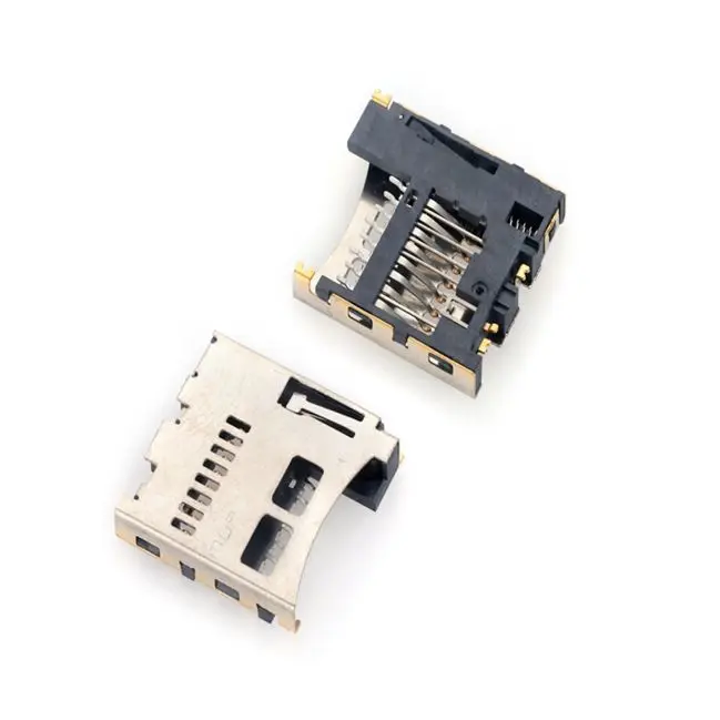 Mup-m615 Push Push Type With Lock Function Sd Card Holder Connector Sd ...