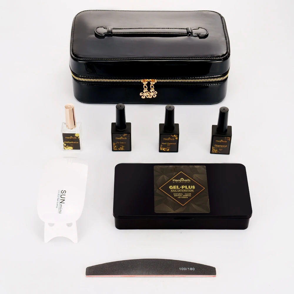 

Hanyinails press on nails artificial fingernails 500 nail tips press on clear/nude full cover apres gel x tips, Clear, nude ,metallic and customized