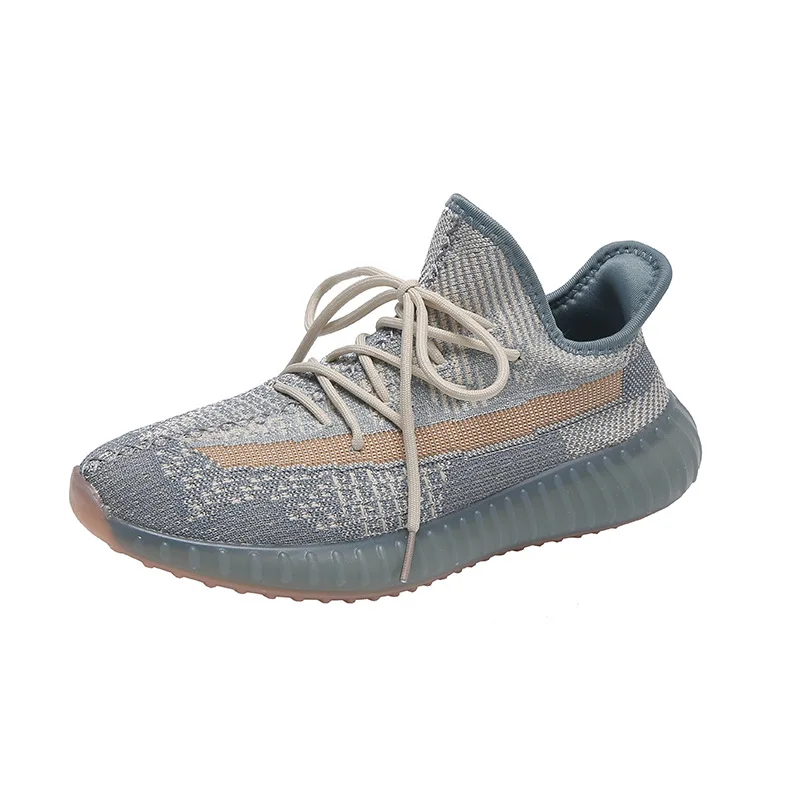 

2021 New fashion thick bottom comfortable lace up flat daily casual sports shoes