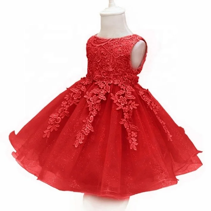 

6M-24M amazon hot sell Girl party wear western dress baby girl party dress children frocks designs one piece party girls dresses, Red, blue, green, pink, purple, etc;11 colors