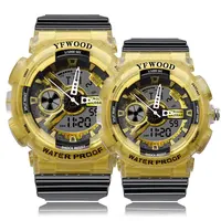 

Luxury high quality digital sport couple watch LED display watches for girls