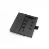 Eco-friendly custom a small black foldable paper private label gift box packaging