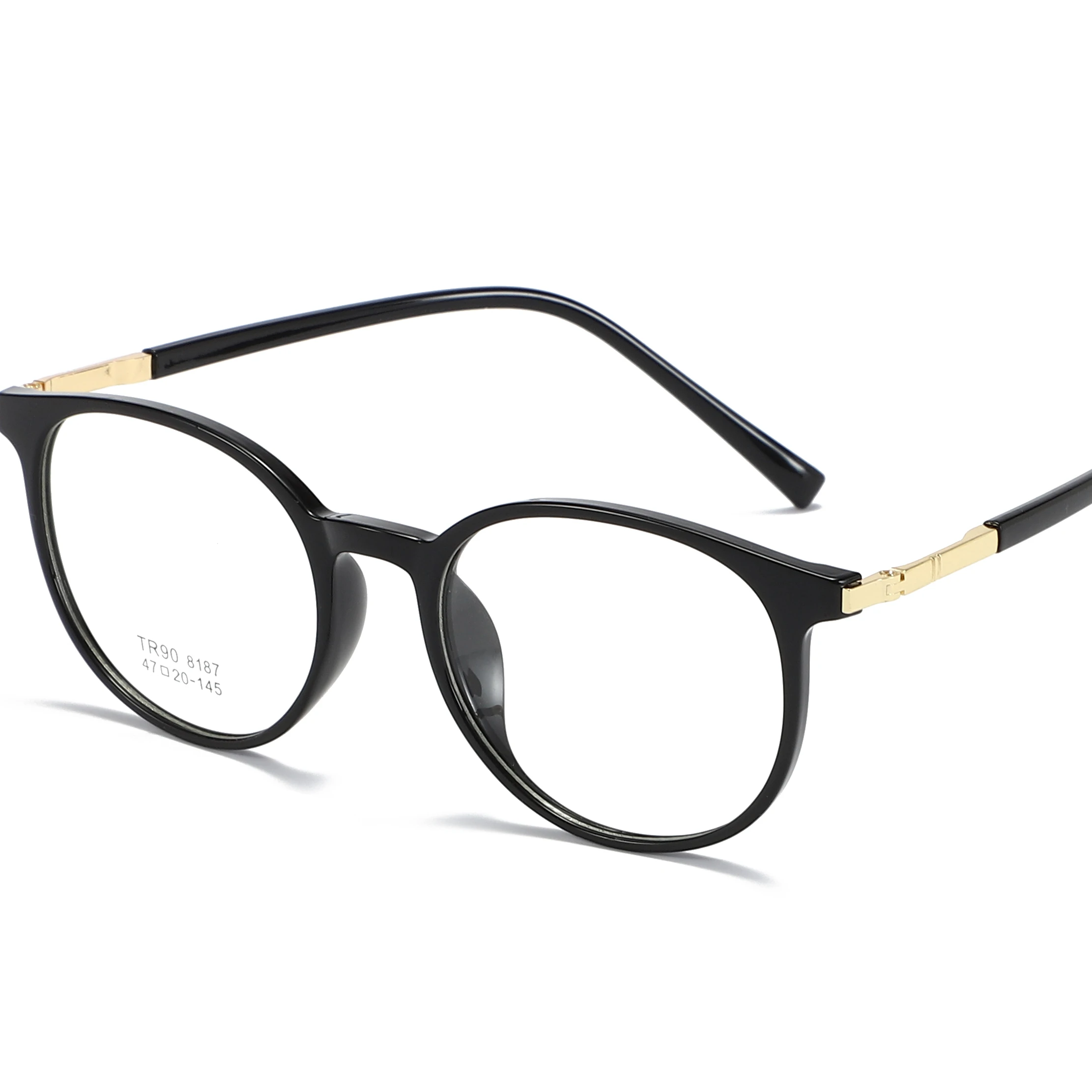 

8187 classic square easy on the eyes interesting shield women men glasses high quality metal glasses