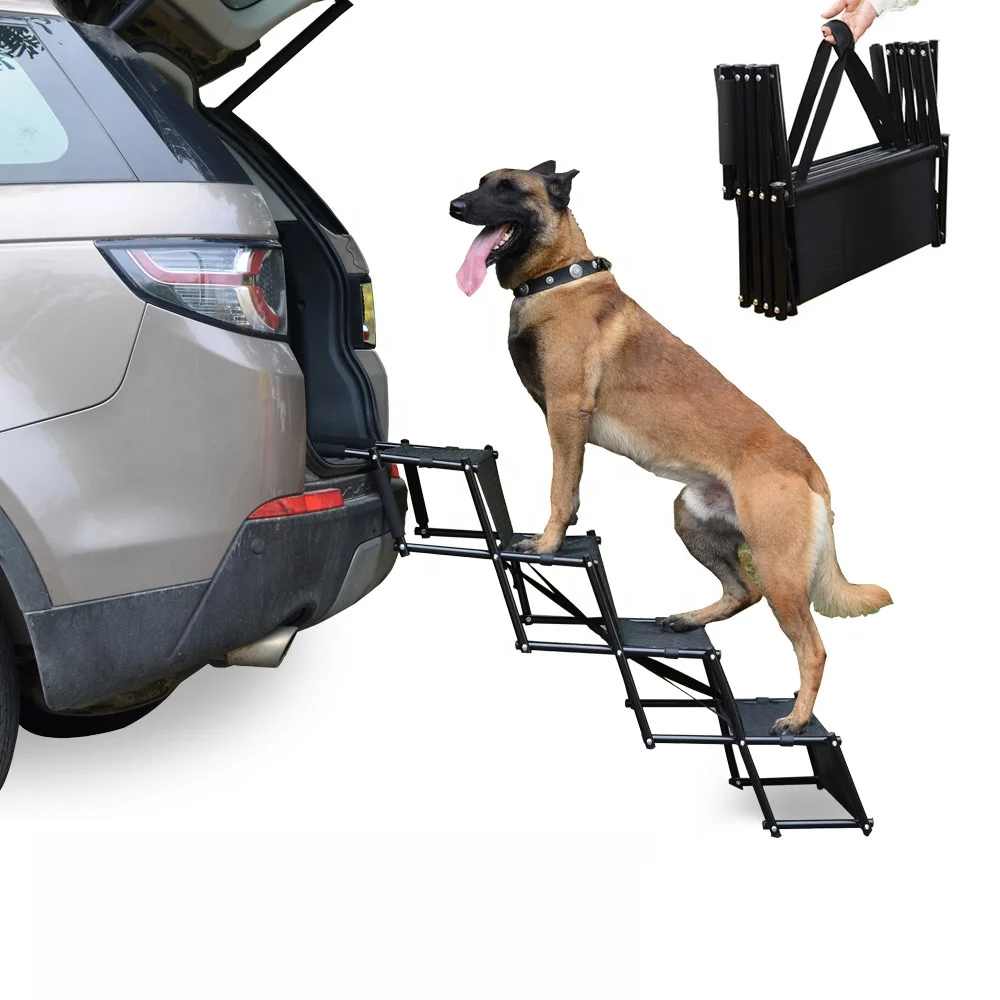 

Dog Car Step Stairs Foldable Dog Ramp for Car,Lightweight Portable Large Dog Ladder, Customized