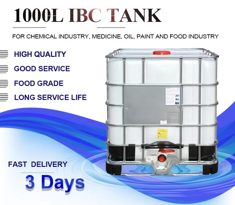 
1000l plastic ibc tote tank food grade 