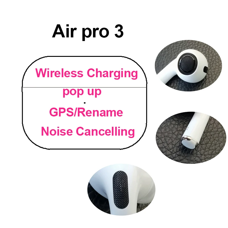 

JL Airoha Air 3 Generation Pro Noise Cancelling GPS Rename Earphone Pop Up Window ANC Wireless Headphone TWS Earbuds