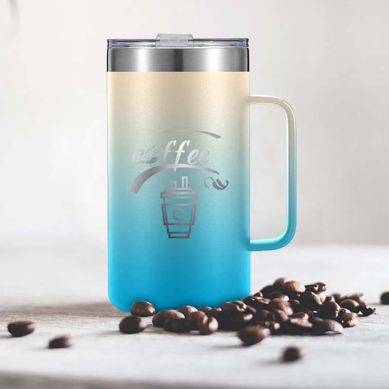 

Wholesale in stock double wall 304 reusable stainless steel vacuum insulated coffee mug cups, Custom pantone color