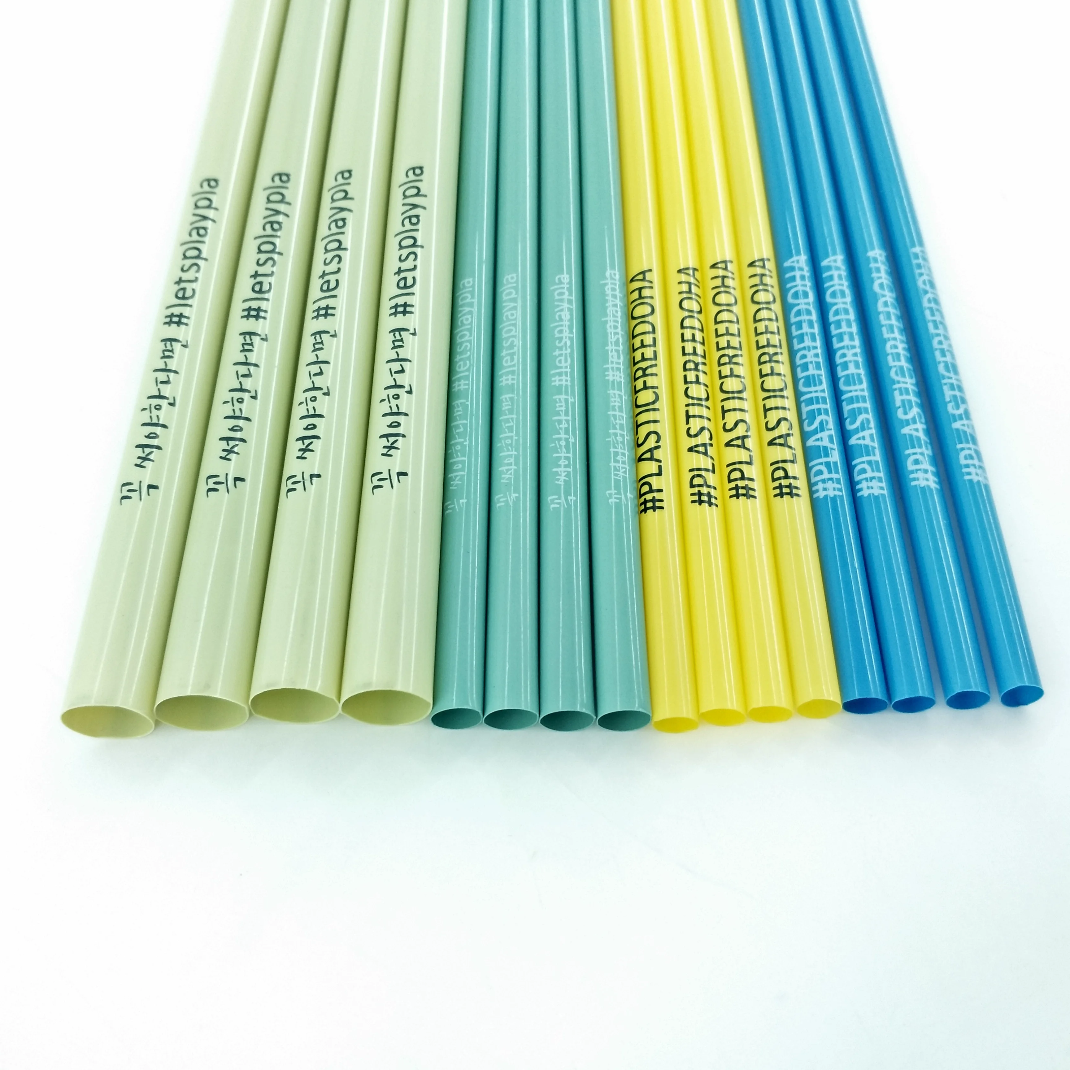 

Privated label PLA drinking straw for cold or hot drink straight or flexible straw eco straws, Original color or customized color