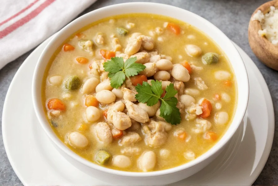 Easy White Chicken Chili Recipe with White Beans