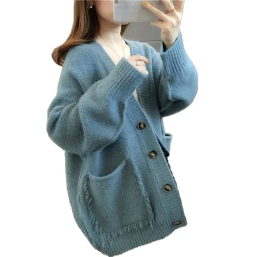 

Women's Sweaters In Autumn Wear Early Autumn Knitted Cardigan Jackets and Tops In Spring and Autumn