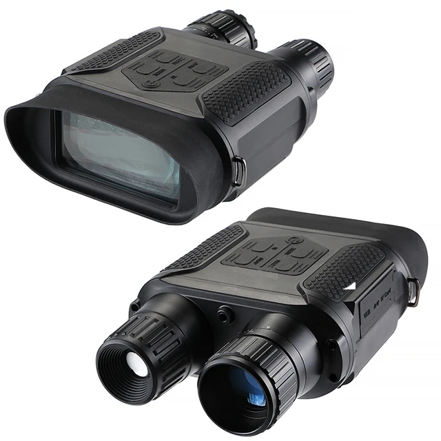 

Long-range thermal infrared military binoculars hunting night vision scope, Black