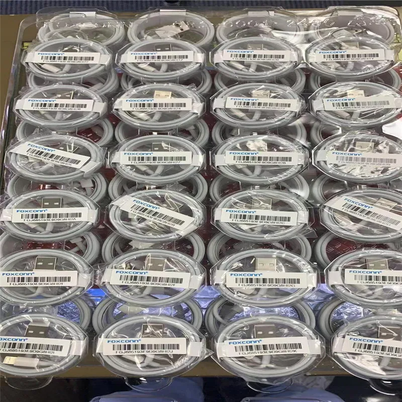 

Factory wholesale Foxconn Original X 8 7 6 6s plus Charging Data USB Cord Cable For Apple Iphone Charger Cable
