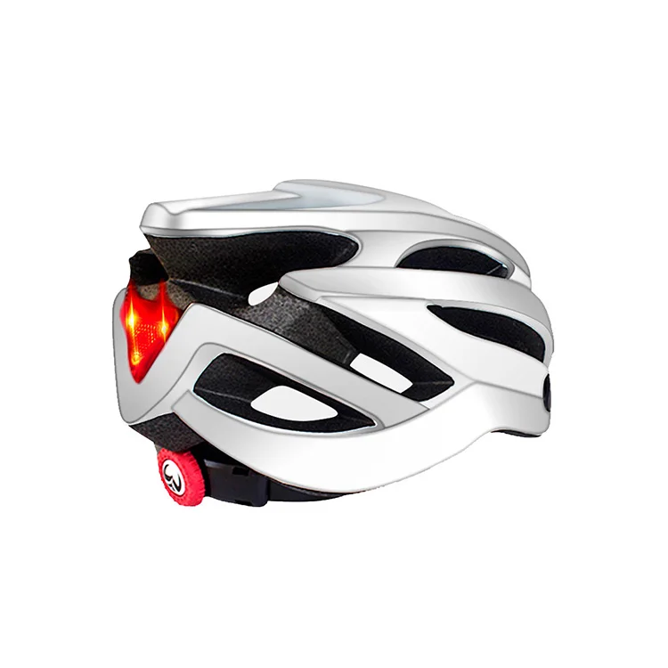 

2020 Hot Selling China Supplier Road Bike Helmet Red Road Bicycle Helmet with Warning Light for Cycling Accessories, 5 colors