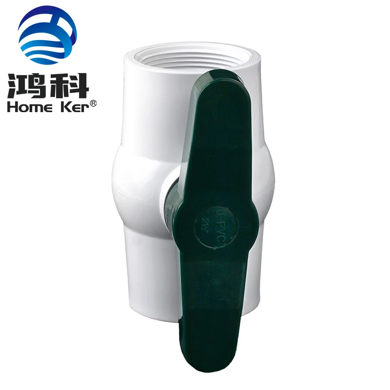 

Chinese Suppliers Hot Sale Low Price Plastic PVC Ball Valve 1/2" To 4" Compact Pvc Ball Val, White
