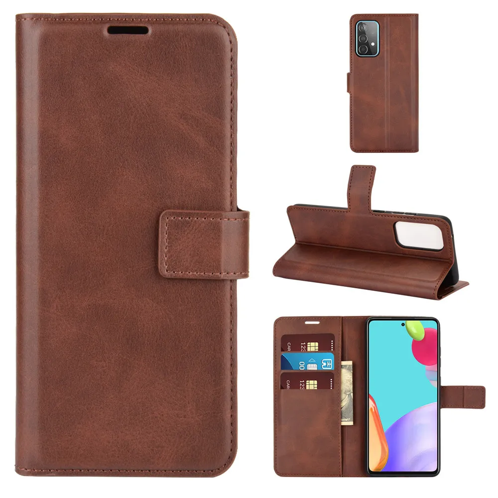 

mobile case phone High Quality Custom New Products Shockproof Leather Phone Case for Samsung Galaxy A52 5G, 7 colors