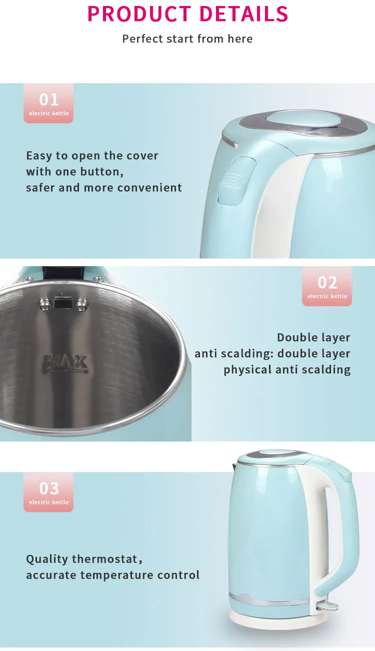 Best Price Of Coil Plactic Parts Smeg Electric Kettle Stainless Steel