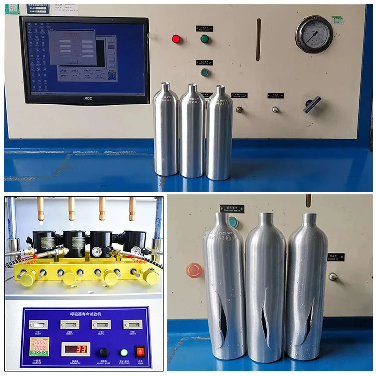 Reusable Diving Breathing Gas Cylinder 1l Scuba Diving Tank Equipment