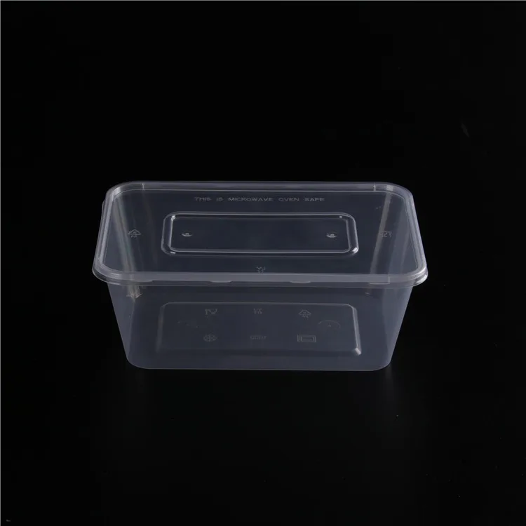 wholesale rectangular disposable plastic food container
