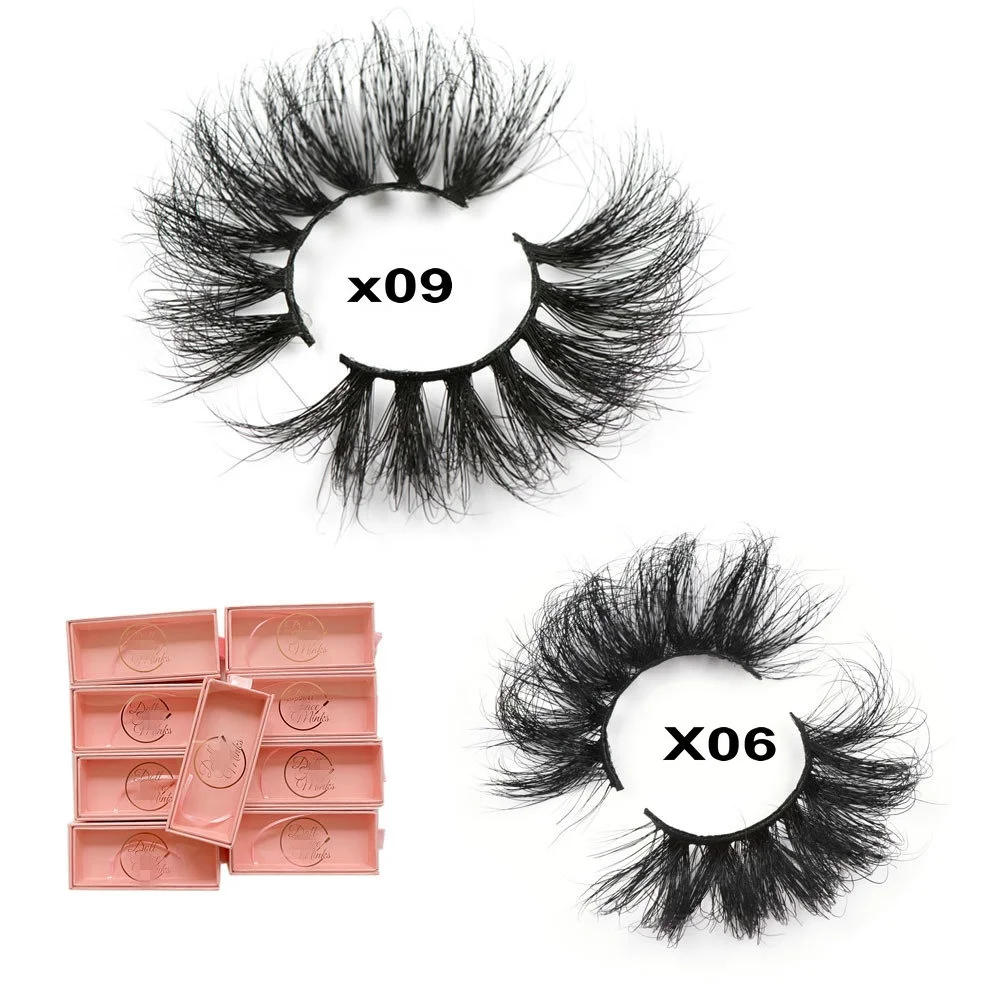 

Lashes5d Wholesale Vendor Bulk Private Label 25mm Fluffy Strip Lashes Vendors fluffy Mink eyelash distributors