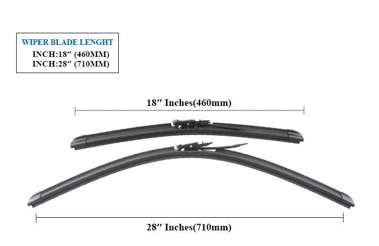 BW-201 Specific Fit Wiper Blade for Tesla Model X thumbnail 3