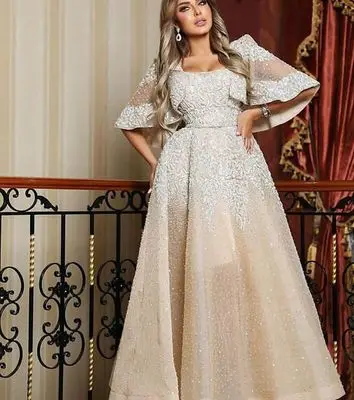 

Sexy ladies' clothing high waist and low collar organza ball gown evening dress, Picture