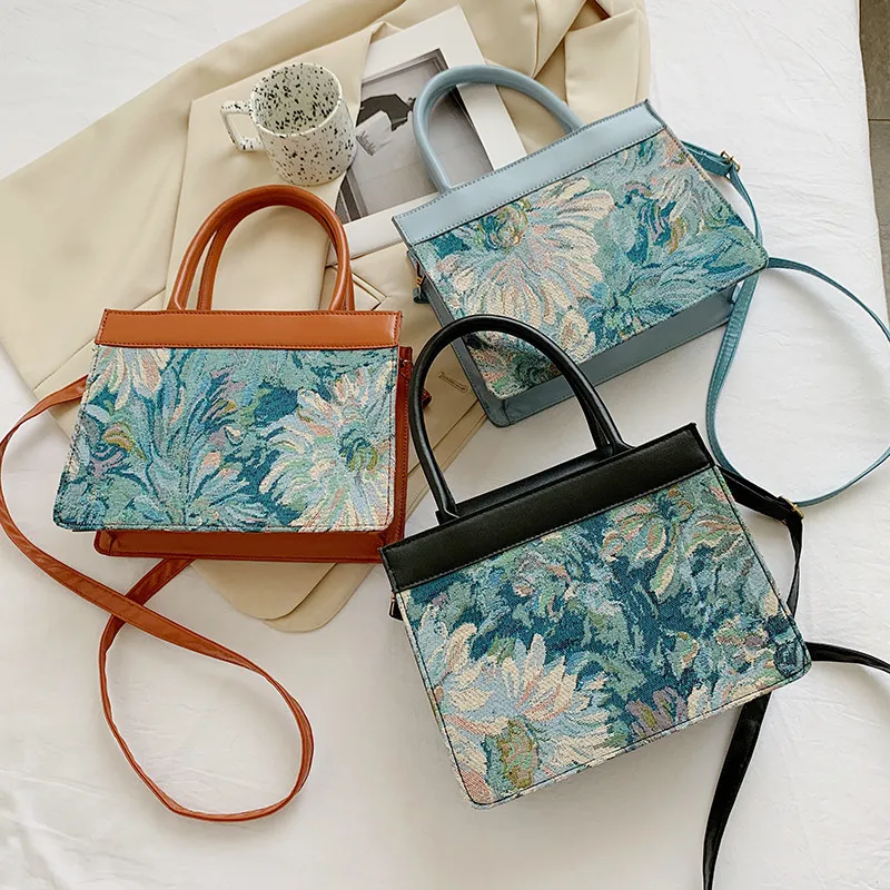 

2021 New Fashion bags for women Retro Crossbody luxury satchel handbags Shoulder bag Tote for Ladies, Picture color