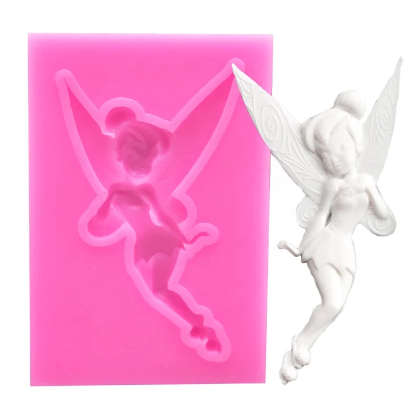 

Flower Fairy Angel Elf Silicone Mold Gumpaste Chocolate Clay Candy Molds Fondant Cake Decorating Tools DIY Baking Moulds